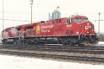 Eastbound grain train comes around the connection